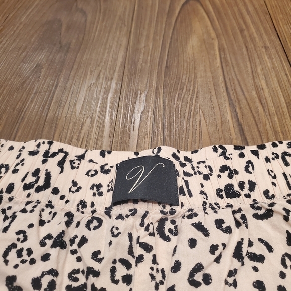 Victorias Secret Leopard Print Pajamas Sleep Shorts Cotton Lounge Boxer Briefs L - Picture 6 of 7